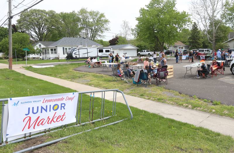 Dozens of children sell products during the 2nd Annual Lemonade Day for Young Entrepreneurs on Saturday, May 4, 2024 at Country Kids in Utica. The program teaches life skills like business operations, responsibility, financial literacy, goal-setting, and teamwork.