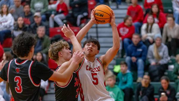 Photos: L-P beats Hall 57-34 in boys basketball