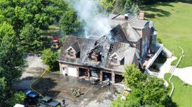 Wood shaker roof, large residence, no hydrant hampers firefighters in Lakemoor: officials