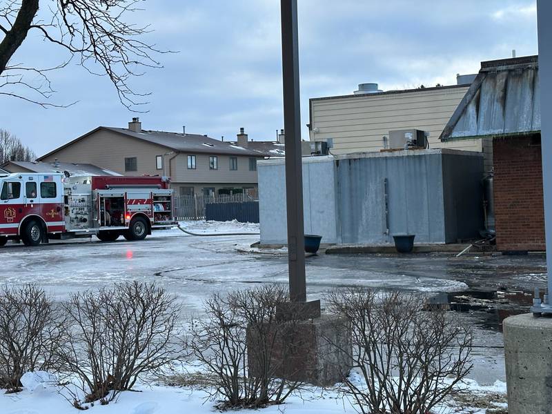 The aftermath of a fire on early Saturday morning at Tom & Jerry's in Sycamore