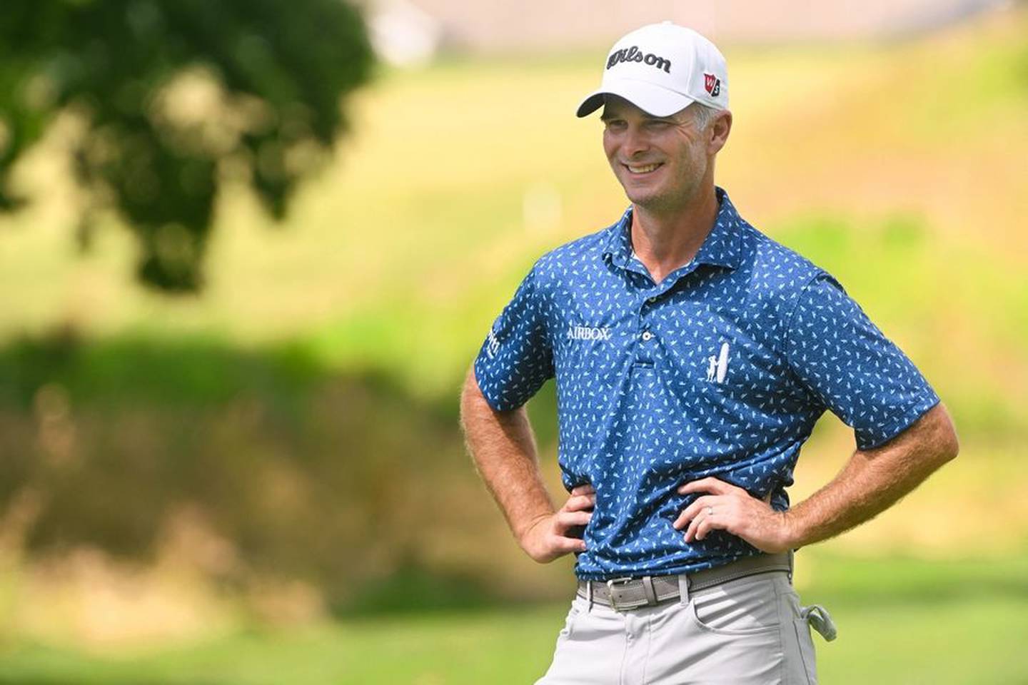 Kevin Streelman, here at the Barbasol Championship golf tournament in July in Nicholasville, Ky., says he'll stick with the PGA Tour.