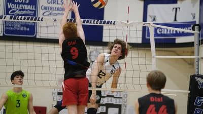 Photos: Glenbard West vs. Roscalli (IN) boys volleyball