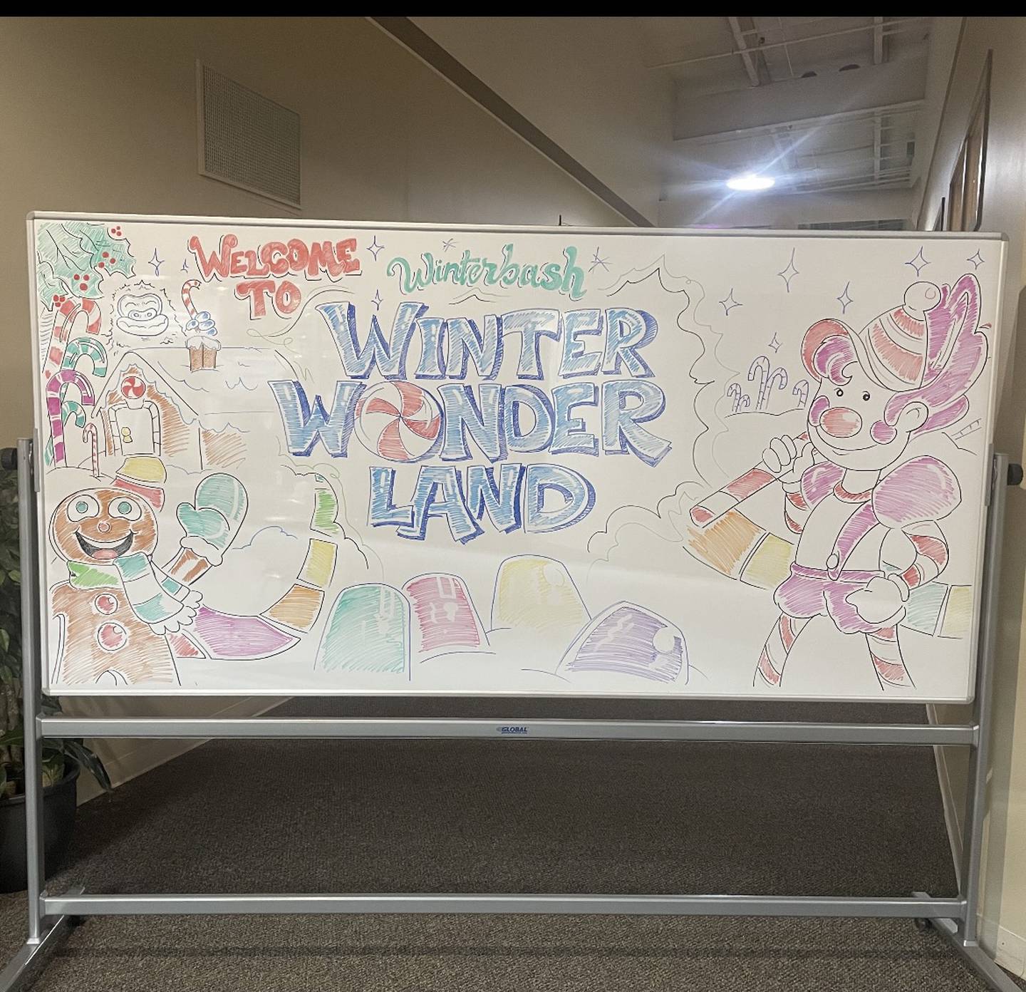 A sign for the DeKalb Chamber of Commerce's Winterbash: Winter Wonderland is posted during its end-of-the-year event at Proven Winners, OC Creative on Tuesday, Dec. 7, 2021.
