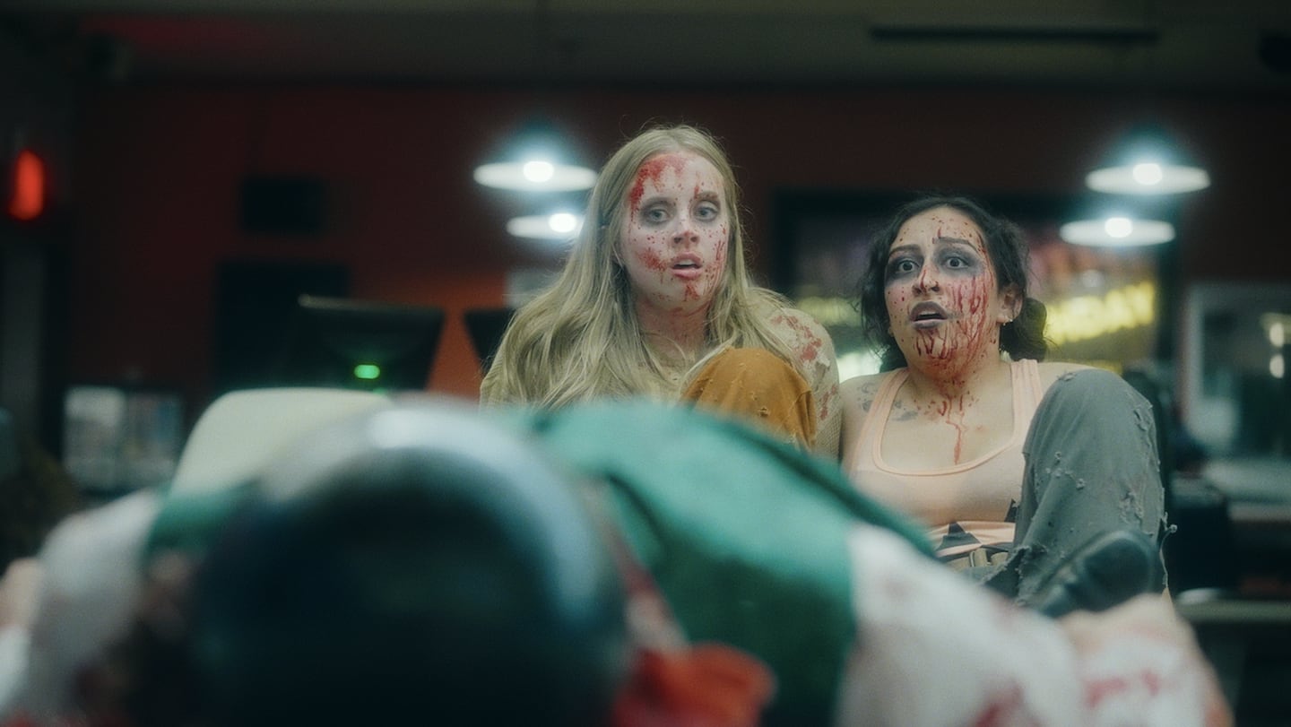 Sarah Elizabeth and Janet Jurado in "Haunt Season."