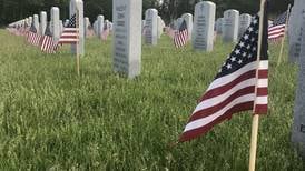 Taps column: Burials at Fort Sheridan National Cemetery