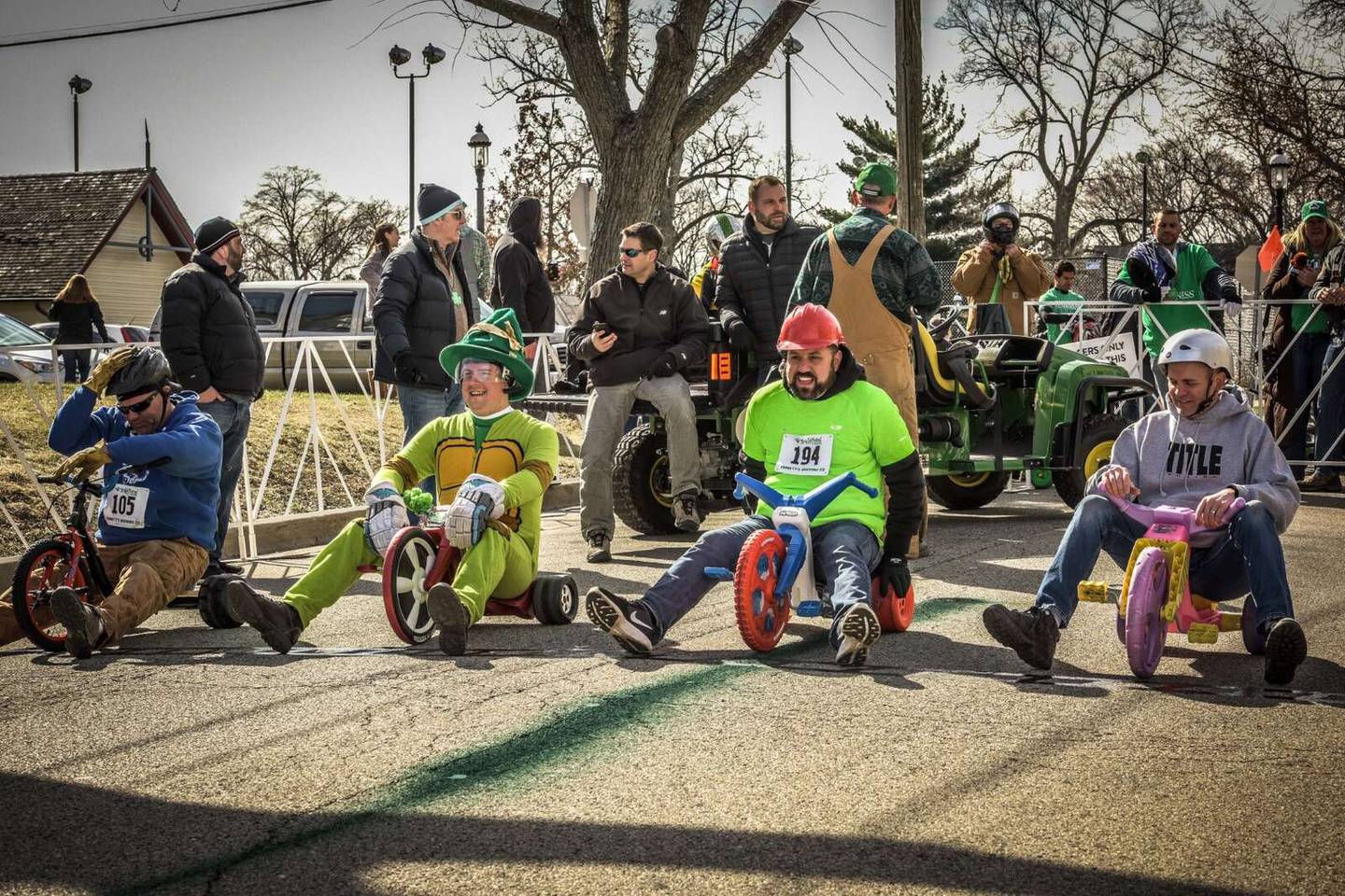 Emmett's Brewing Co. in West Dundee will hold an adult Big Wheel race Saturday as part of its 25th anniversary celebration.