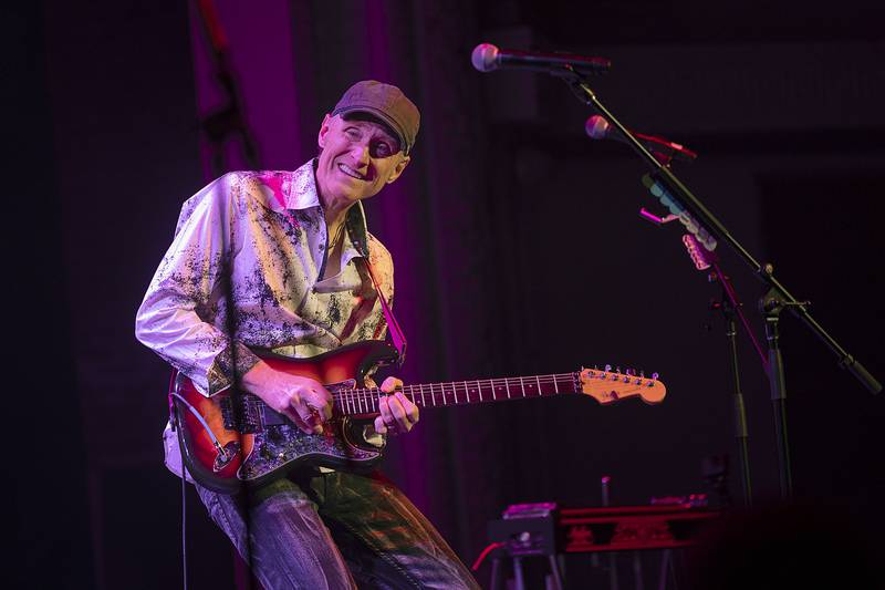 Guitarist Mark Murtha of Head East puts on a show for a raucous crowd Saturday, April 22, 2023 at the Dixon Historic Theatre.