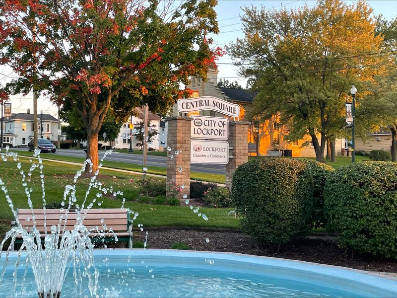 Grounds of Central Square outside Lockport City Hall, 222 E. Ninth St., Lockport on Oct. 1, 2023.