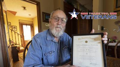 Dixon veteran honored as 50-year member of Dixon’s American Legion Post