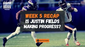 Bears Insider podcast 279: Justin Fields shows progress against Vikings