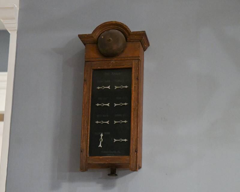 This now decorative piece on display once was use at the Henderson Home on South La Grange road to call for servants and let them know what room they were requested in during the Holiday Sip and Sweet Tour event held in La Grange on Sunday Dec. 17, 2023.
