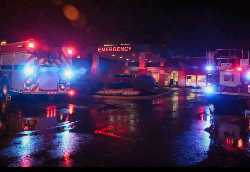 The Woodstock Fire/Rescue District responds to a fire around 8 p.m. on Dec.31,2021.