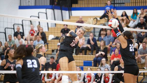 Photos: Benet vs. St. Charles North girls volleyball
