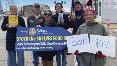 Princeton Rotary Club holds drive-thru food drive 