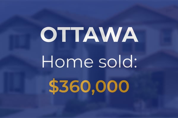 Single-family home sells for $360,000 in Ottawa