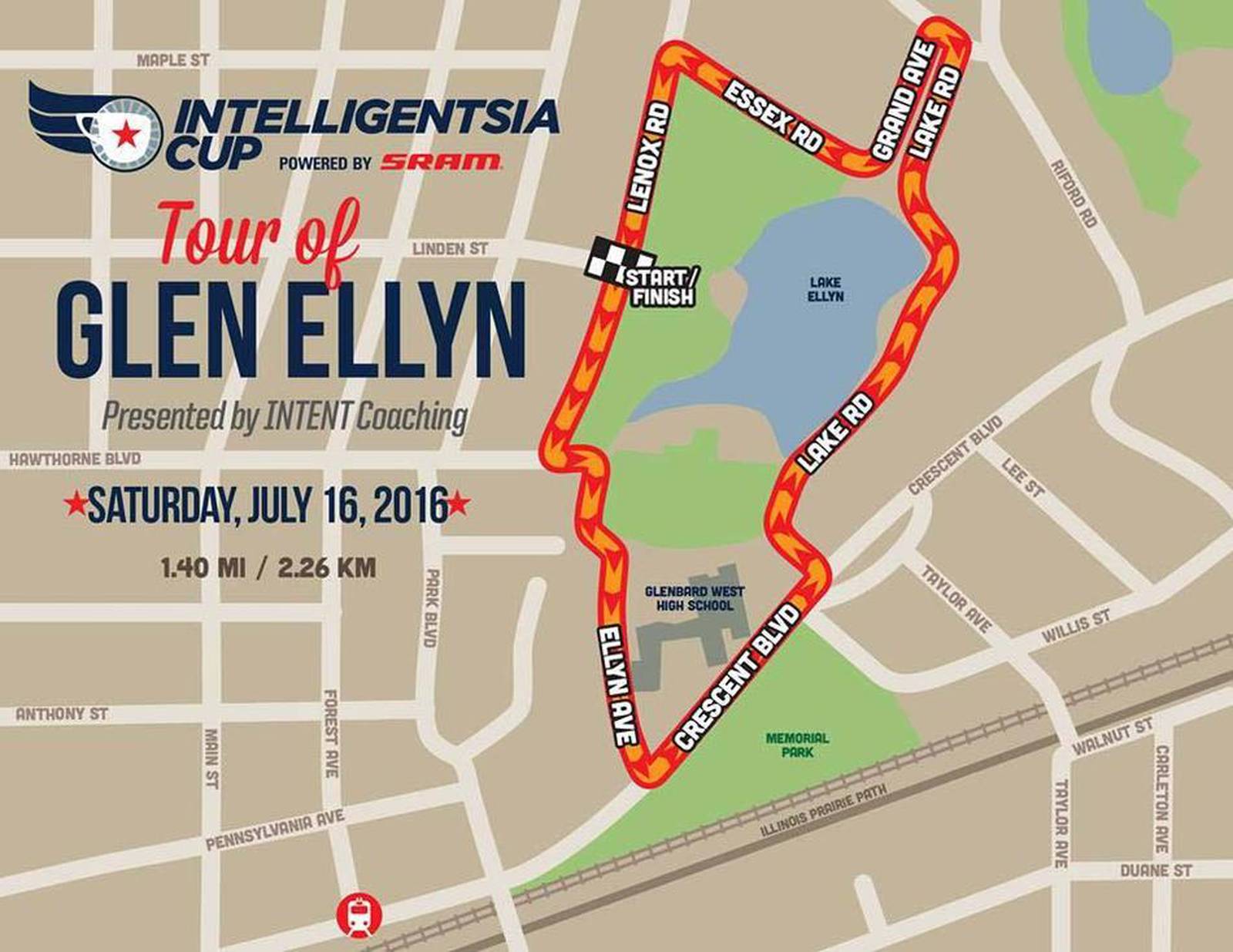 Bicyclists to race around Lake Ellyn as part of Tour of Glen Ellyn