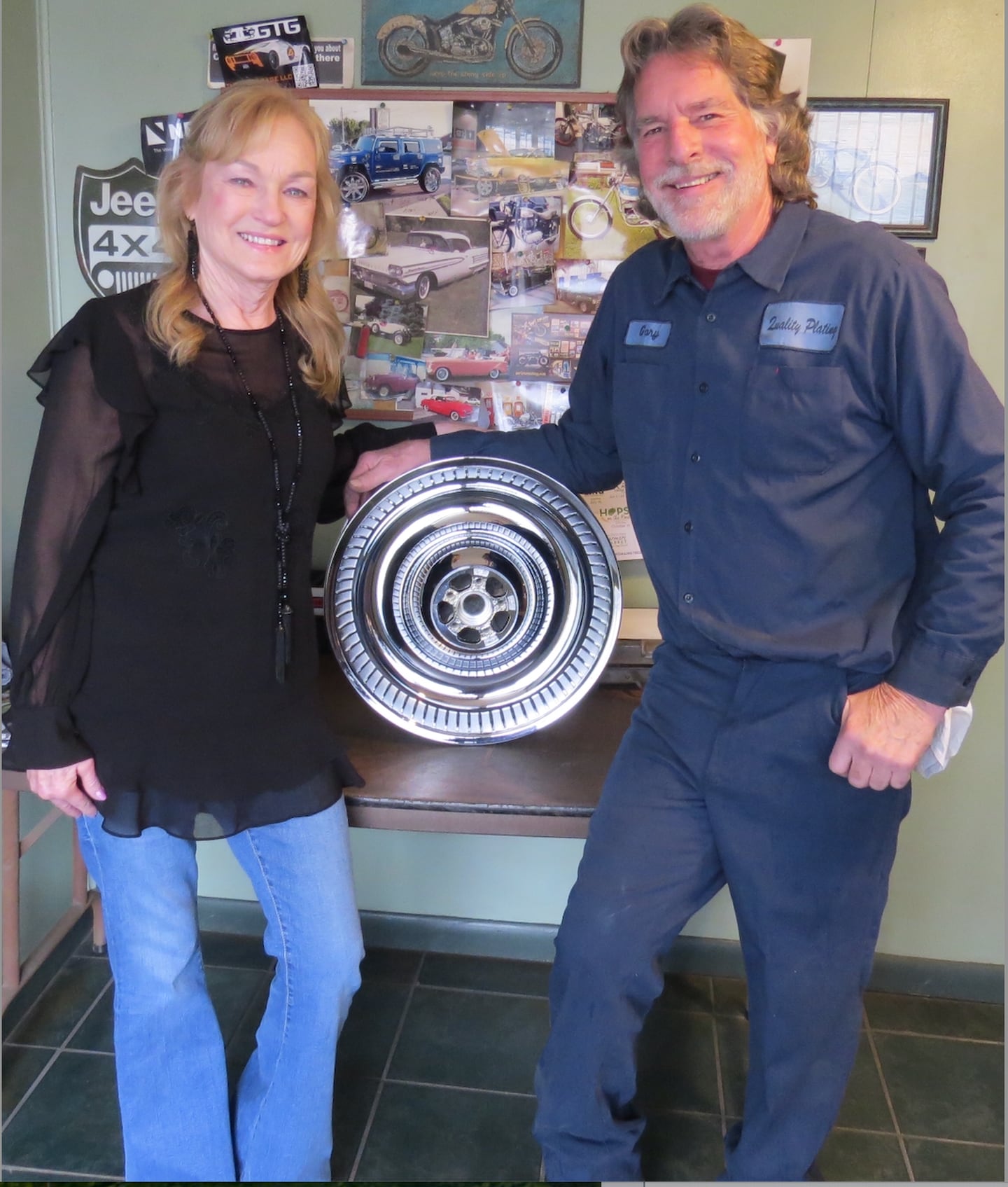 Gary and Cindy Schultz have been married for 43 years and have worked together in their business for most of that time. From working 8 to 10 hours a day and on Saturdays for years, Gary said he's now cut back to 8 hours five days a week. Owning their own business is allowing them to take more time to spend with their children and grandchildren, Cindy said.