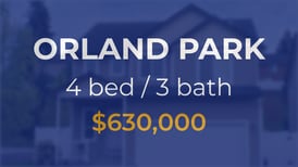 Sale closed in Orland Park: $630,000 for a single-family home
