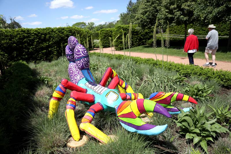 “Alebrijes: Creatures of a Dream World,” the Cantigny Park outdoor art exhibit featuring dozens of imaginary creatures inspired by Mexican folklore is on display through October in Wheaton.