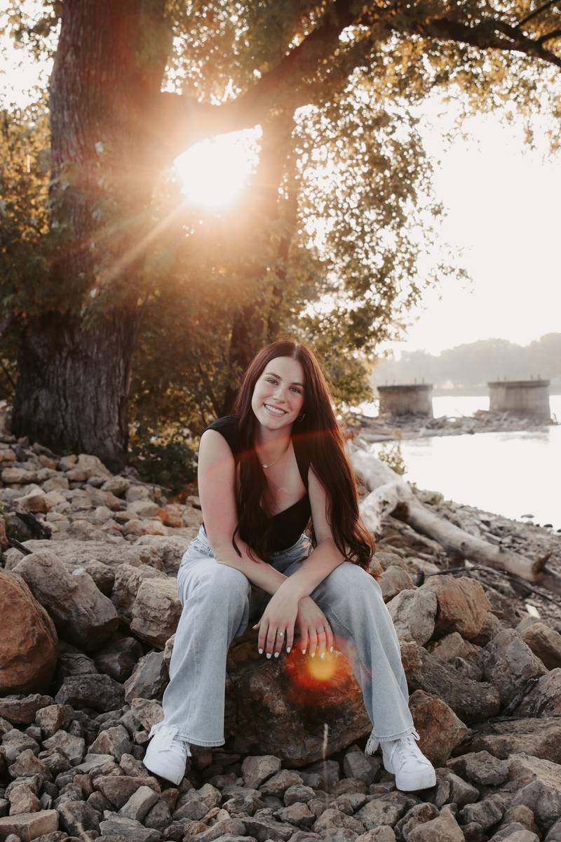 Addison Pertell has been selected January student of the month at Amboy High School.