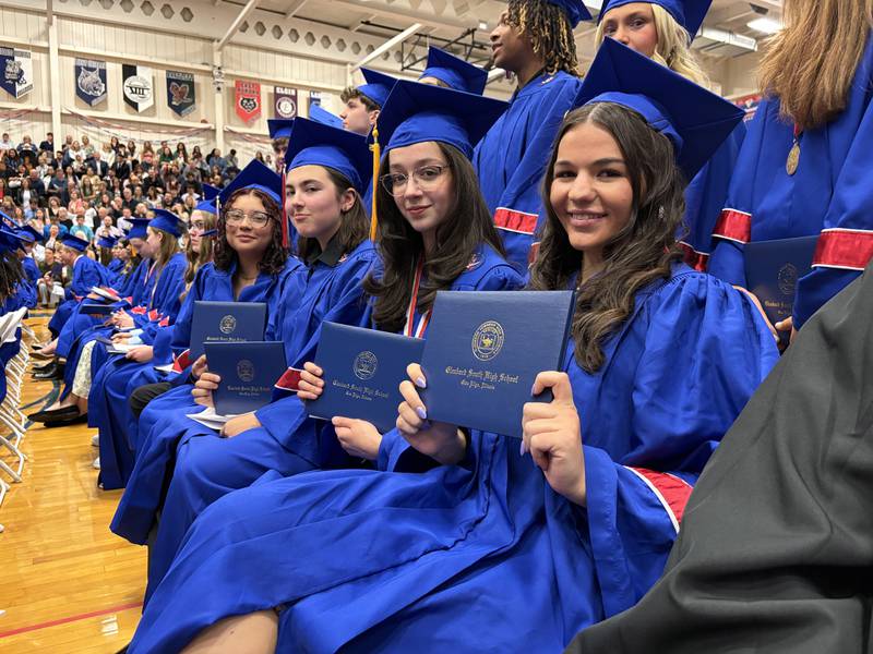 Glenbard South High School held its graduation ceremony on Thursday, May 22, 2025 at the school in Glen Ellyn.