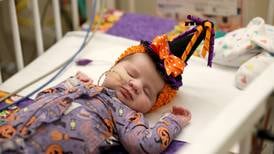 Photos: Halloween visits at Northwestern Central DuPage Hospital in Winfield