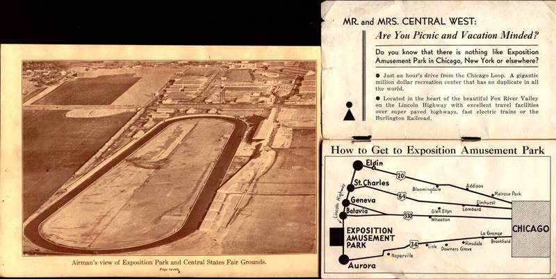 Exposition Park in Aurora from 1927-1930.