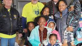 Yorkville Knights collect coats for local children in need