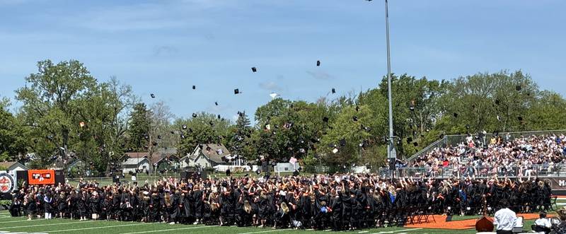 On Saturday, May 16, 2026, 538 McHenry High School seniors and their families flocked to McCracken Field for the 2026 graduation. Graduations were held Saturday and Sunday for McHenry County schools, with more events set for next weekend.