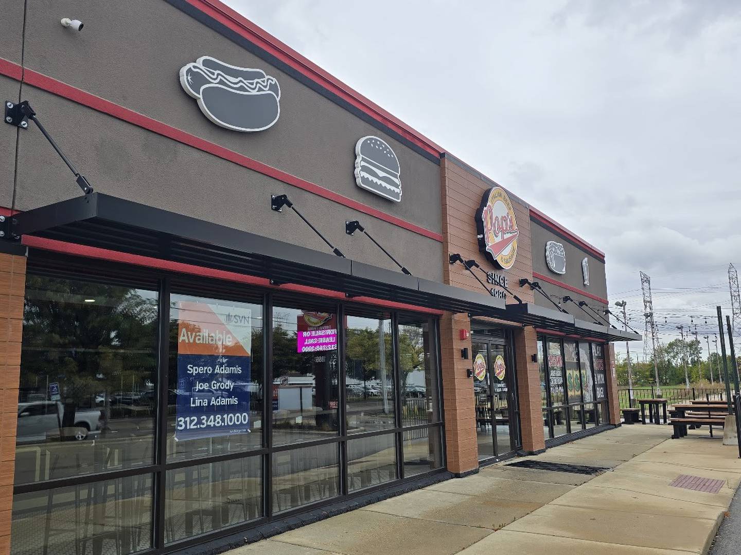 The site of the former Pops Italian Beef & Sausage is seen on Sunday, Oct. 19, 2025, in Joliet.