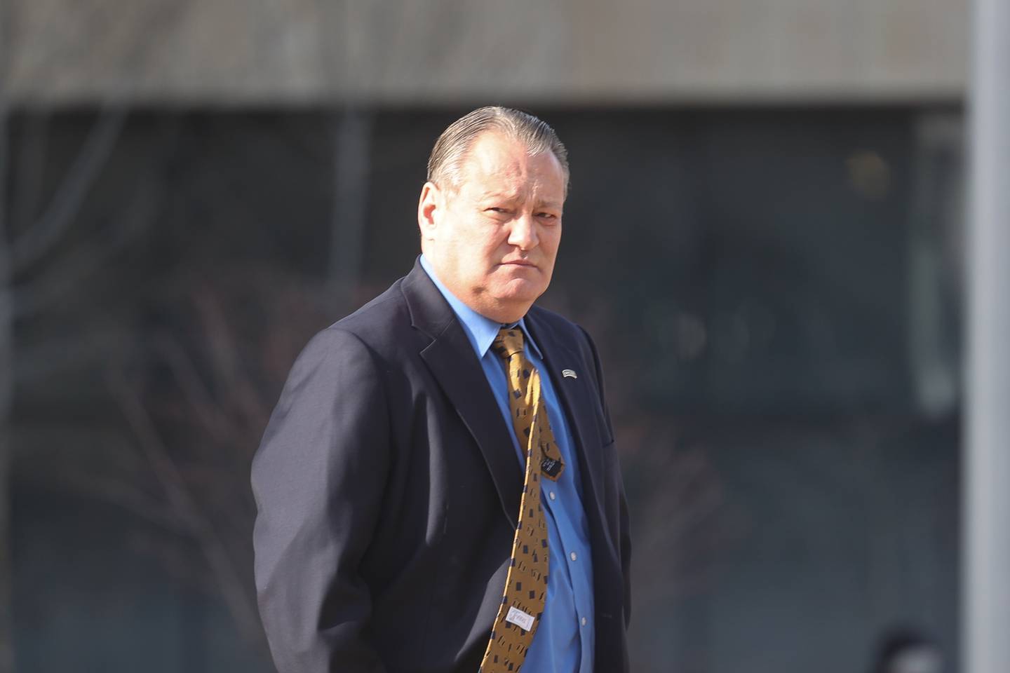 Former Joliet city manager James Capparelli leaves the Will County Courthouse after a pretrial hearing on his DUI case on Thursday, Feb. 1st 2024 in Joliet.