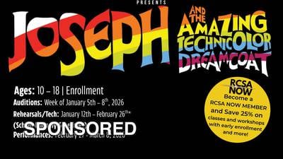 Go, Go, Go Joseph! Enrollment Now Open for RCSA’s Next Big Youth Musical