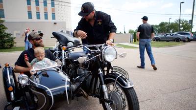 Photos: Motorcyclists rally to St. Charles for Sycamore boy after cancer fight