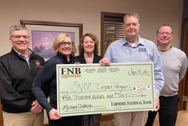 Farmers National Bank donates $5,000 to SVCC Impact Program’s Mustang Impact Challenge