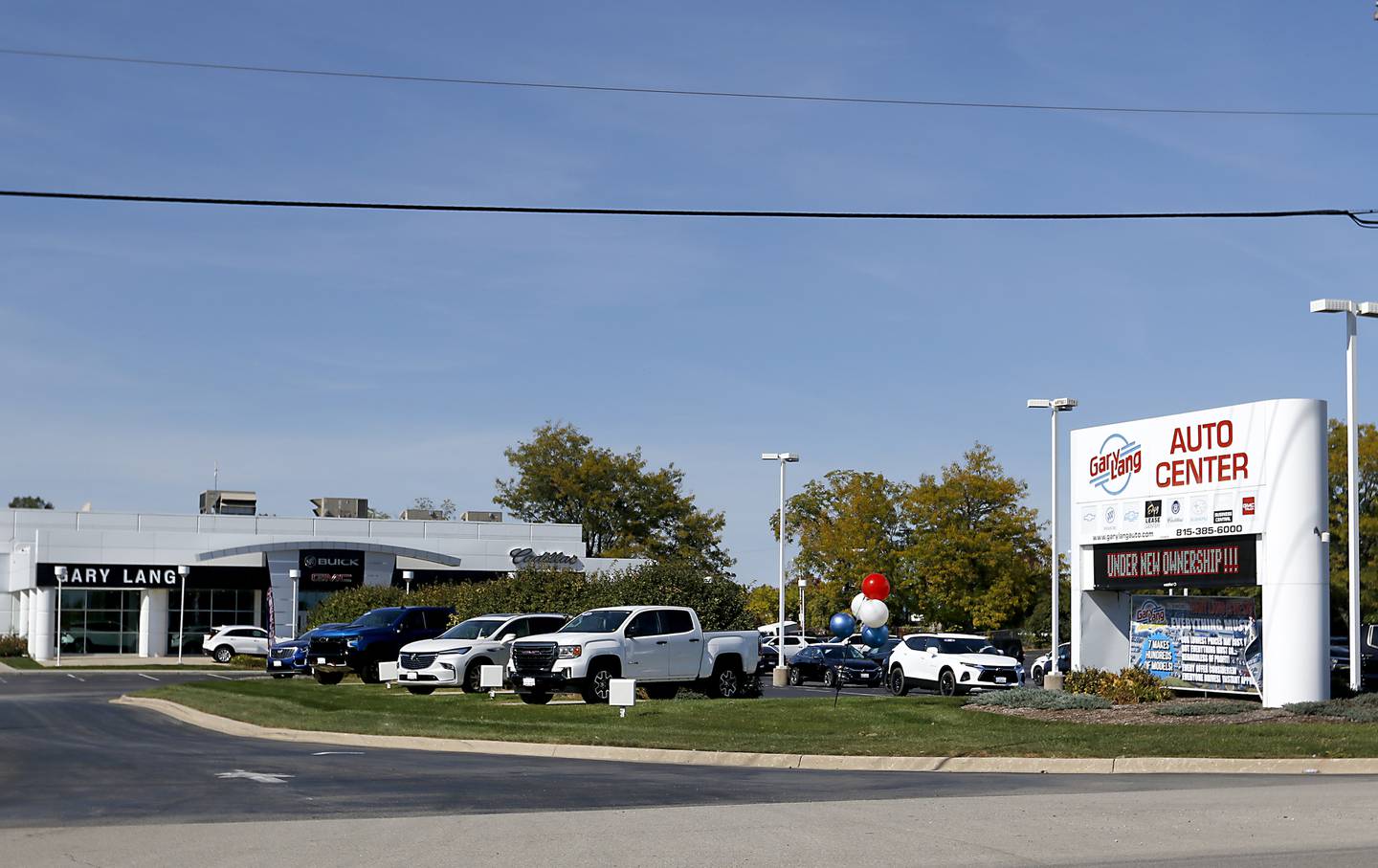 The former Gary Lang Auto Center in McHenry on Oct. 4, 2022, The longtime McHenry Dealership was recently sold and has become the Castle Autoplex McHenry.