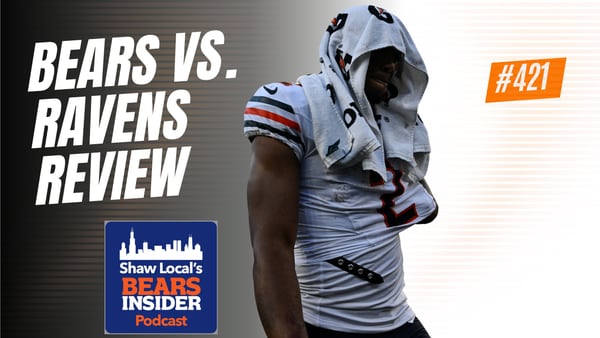 Bears Insider Podcast Episode 421: Reviewing the Bears’ Week 8 loss to the Ravens