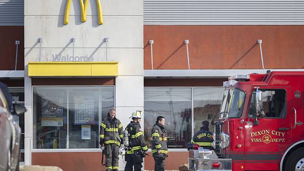 Photos: Fire at Dixon McDonald's