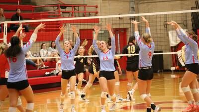 Girls volleyball: Ottawa rallies in both sets to top Morris