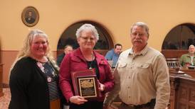 Ogle County Board: Clerk Laura Cook recognized upon retirement after 27 1/2 years of service