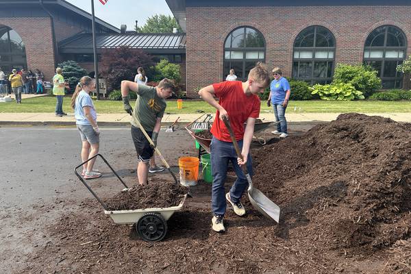 Landscaping effort at Morrison’s Odell Public Library a success