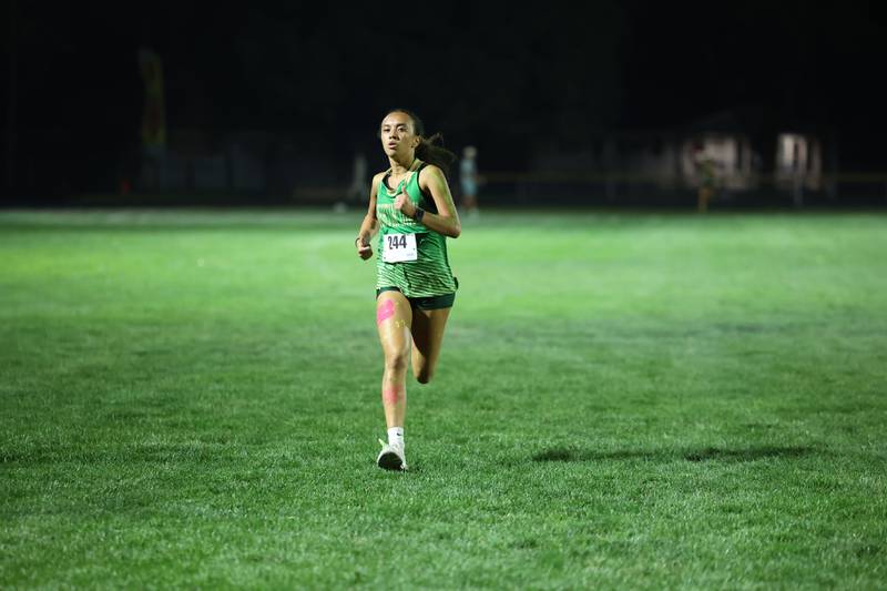 Bishop McNamara's runs during the All-City cross country meet at Bishop McNamara on Wednesday, Sept. 17, 2025.