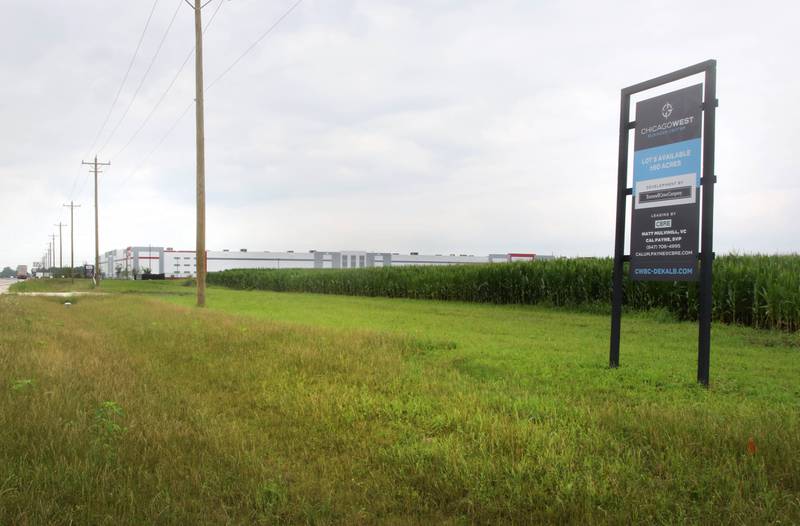 The parcel of land in the ChicagoWest Business Center just east of the Ferrara complex on Gurler Road in DeKalb Friday, July 16, 2021