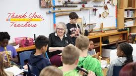 Pat Gordon uses stories to help young students learn about music 