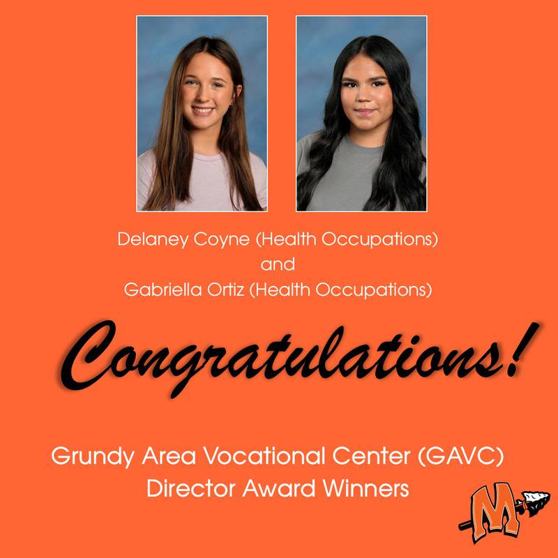 Delaney Coyne and Gabriella Ortiz, GAVC Director Award winners for December 2025.