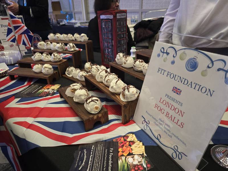 The Fit Foundation in Crest Hill served "London Fog Balls" at the Shorewood HUGS' "Lovely London: A Big Ben Bash" 2026 chocolate ball fundraiser on Saturday, Feb. 7, 2026, at Hollywood Casino Joliet.
