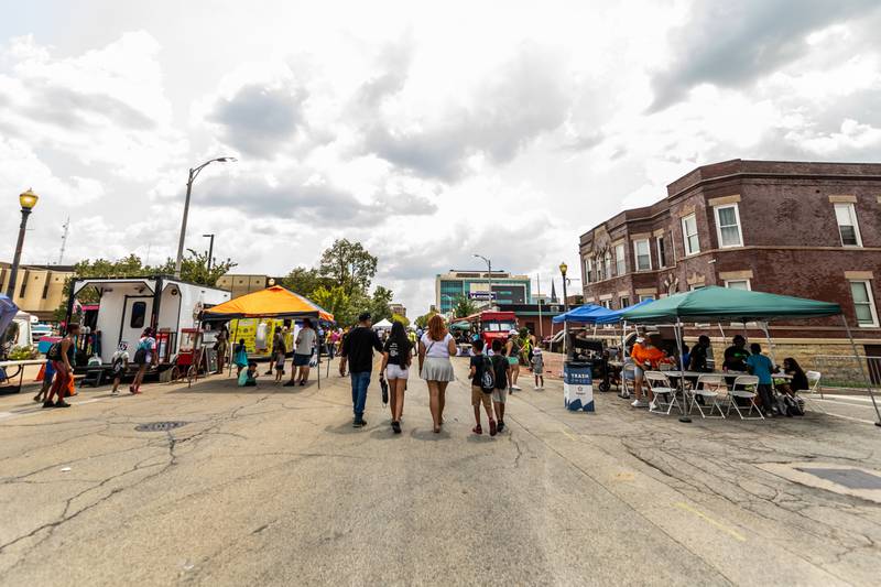 Attendees enjoy Kidz Fest in Joliet on Aug. 3, 2024.
