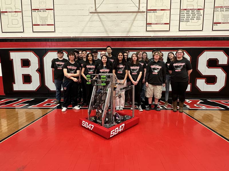 BBCHS Ironclad Robotics team is fundraising to attend the 2025 FIRST Championships, an international competition in Houston.