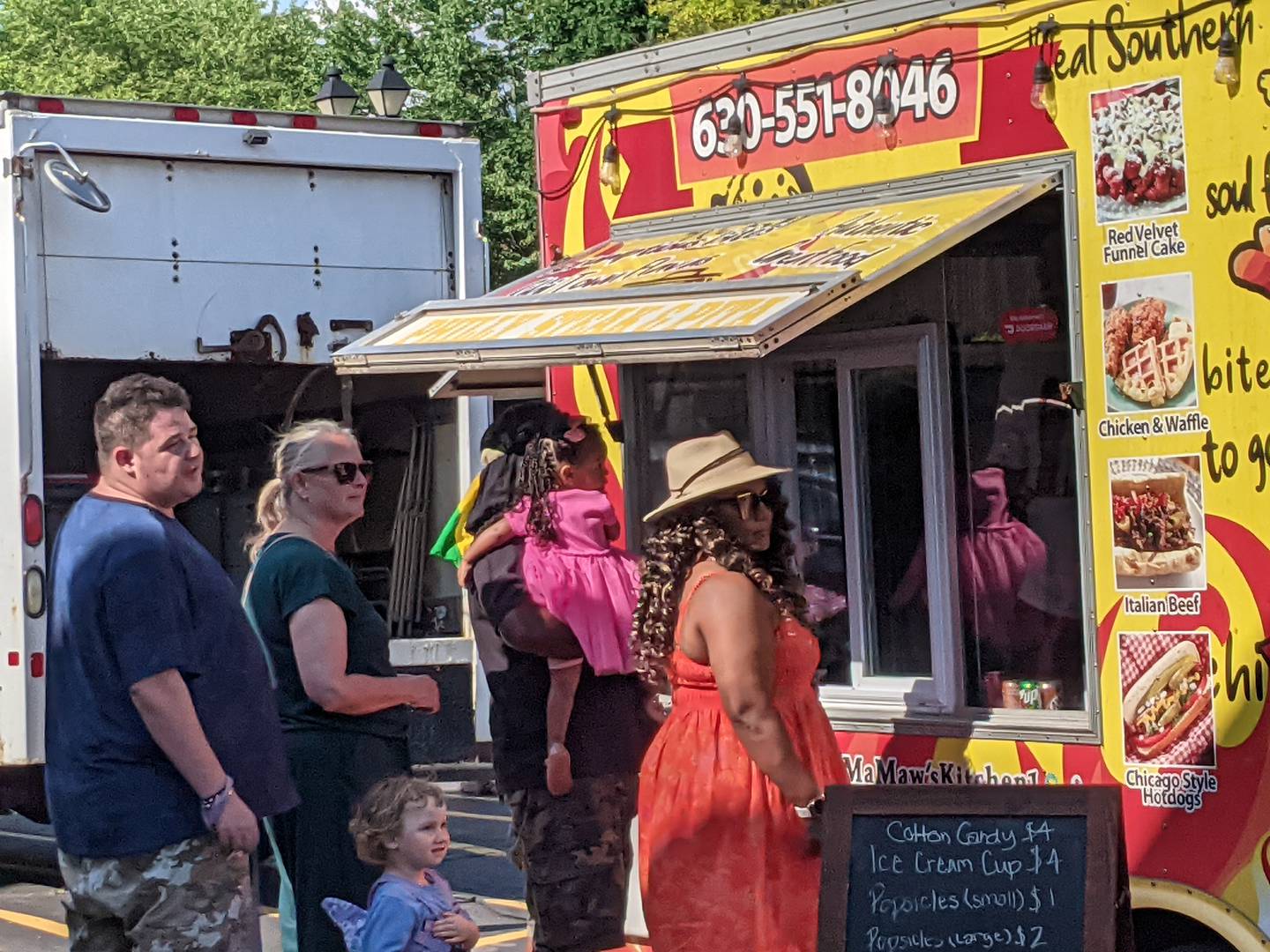 Juneteenth in Kendall County – A Celebration of Love & Education featured food vendors. The event was held this year on June 19 at Yorkville Congregational United Church of Christ.