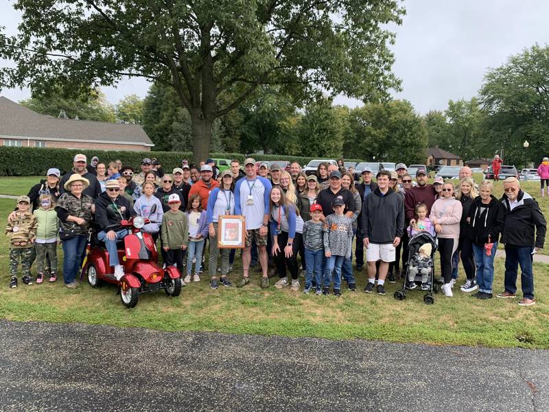 About 400 people attended the eighth Memory Walk on Sunday, Sept. 17, 2023, at Baker Lake in Peru.
