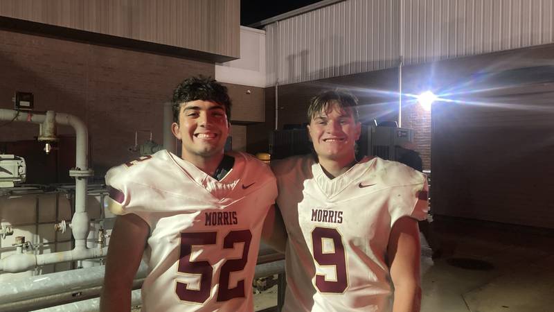 Chace Bachert, Caeden Curran lead Morris to smash mouth win over Mahomet-Seymour